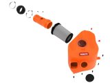 aFe 2023+ Toyota GR Corolla Takeda Momentum Cold Air Intake System Orange w/ Pro DRY S Filter thumbnail 7