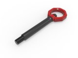 aFe 23-25 BMW M2 (G87) CONTROL Front / Rear Tow Hook - Red thumbnail 3