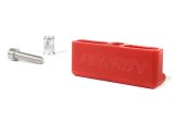 PERRIN 07-26 Subaru WRX STI Sedan Trunk Handle - Red thumbnail 4