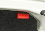PERRIN 07-26 Subaru WRX STI Sedan Trunk Handle - Red thumbnail 5