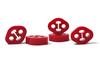 PERRIN Subaru / Universal 12mm ID 1.5in. Hole Offset Exhaust Hanger - Red (Sold Individually) thumbnail 4