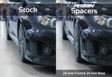 PERRIN 02-14 Subaru WRX / 2004 STI / 13-25 BRZ & Toyota GR86 25mm Wheel Spacers 5x100 56mm CB - Pair thumbnail 4