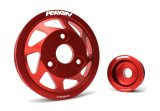 PERRIN 15-21 Subaru WRX / 18-20 Crosstrek / 14-18 FXT Lightweight Water Pump Pulley - Blk thumbnail 6