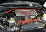 PERRIN 08-14 WRX/STI/Impreza / 14-18 Forester / 13-17 Crosstrek / 05-09 Legacy FR Strut Brace - Red thumbnail 2