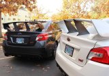 PERRIN 15-21 Subaru STI Wing Stabilizer - Black thumbnail 2