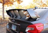 PERRIN 15-21 Subaru STI Wing Stabilizer - Black thumbnail 9