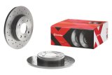 Brembo 12-15 Range Rover Evoque/11-18 Volvo S60 Front Premium Xtra Cross Drilled UV Coated Rotor thumbnail 1