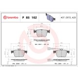 Brembo 18-20 Audi RS3/ Audi TT RS Quattro Rear Low-Met Brake Pad thumbnail 1