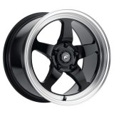 Forgestar D5 Drag 18x8.0 / 5x120 BP / ET15 / 5.125in BS Gloss Black Wheel thumbnail 3