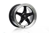 Forgestar D5 Drag 18x9.0 / 5x114.3 BP / ET22 / 5.9in BS Gloss Black Wheel thumbnail 3