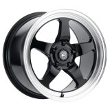 Forgestar D5 Drag 17x10 / 5x115 BP / ET30 / 6.6in BS Gloss Black Wheel thumbnail 1