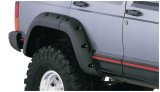 Bushwacker 84-01 Jeep Cherokee Cutout Style Flares 2pc Fits 4-Door Sport Utility Only - Black thumbnail 2