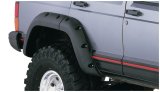 Bushwacker 84-01 Jeep Cherokee Cutout Style Flares 2pc Fits 4-Door Sport Utility Only - Black thumbnail 3