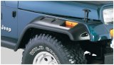 Bushwacker 87-95 Jeep Wrangler Cutout Style Flares 2pc Cutting Optional Not Renegade - Black thumbnail 3