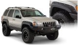 Bushwacker Cut-Out Fender Flares for 1999-2004 GRAND CHEROKEE - 10071-07 Flares, Style, Front, Black, Dura-Flex Thermoplastic, Jeep, Pair thumbnail 1