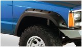 Bushwacker 84-01 Jeep Cherokee Cutout Style Flares 4pc Fits 2-Door Sport Utility Only - Black thumbnail 8