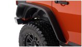 Bushwacker 07-18 Jeep Wrangler Unlimited Flat Style Flares 2pc 4-Door Sport Utility Only - Black thumbnail 3