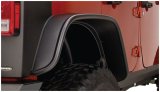 Bushwacker 07-18 Jeep Wrangler Unlimited Flat Style Flares 2pc 4-Door Sport Utility Only - Black thumbnail 5