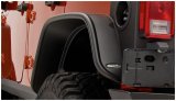 Bushwacker 07-18 Jeep Wrangler Unlimited Flat Style Flares 2pc 4-Door Sport Utility Only - Black thumbnail 8