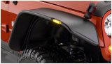 Bushwacker Flat-Style Fender Flares 10053-07 Flares, Flat Style, Front, Black, Dura-Flex Thermoplastic, Jeep, Pair thumbnail 7