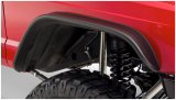 Bushwacker Flat-Style Fender Flares for 1984-2001 CHEROKEE - 10063-07 Flares, Flat Style, Front, Black, Dura-Flex Thermoplastic, Jeep, Pair thumbnail 6