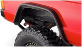 Bushwacker 84-01 Jeep Cherokee Flat Style Flares 2pc - Black thumbnail 4
