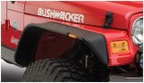 Bushwacker 97-06 Jeep TJ Flat Style Flares 2pc - Black thumbnail 8