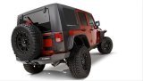 Bushwacker 07-18 Jeep Wrangler Unlimited Flat Style Flares 4pc 4-Door Sport Utility Only - Black thumbnail 2