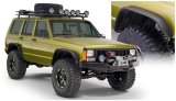 Bushwacker Flat-Style Fender Flares 10922-07 Flares, Flat Style, Front, Rear, Black, Dura-Flex Thermoplastic, Jeep, Set of 4 thumbnail 6