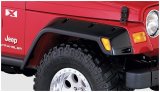 Bushwacker 97-06 Jeep TJ Max Pocket Style Flares 2pc - Black thumbnail 1