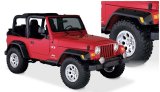 Bushwacker 97-06 Jeep TJ Max Pocket Style Flares 4pc - Black thumbnail 2