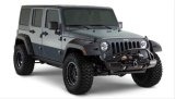 Bushwacker 07-18 Jeep Wrangler Unlimited Pocket Style Flares 2pc 4-Door Sport Utility Only - Black thumbnail 1