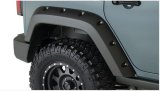 Bushwacker 07-18 Jeep Wrangler Unlimited Pocket Style Flares 2pc 4-Door Sport Utility Only - Black thumbnail 2