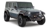 Bushwacker 07-18 Jeep Wrangler Unlimited Pocket Style Flares 2pc 4-Door Sport Utility Only - Black thumbnail 4