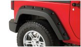 Bushwacker 07-18 Jeep Wrangler Pocket Style Flares 2pc Fits 2-Door Sport Utility Only - Black thumbnail 7