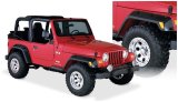 Bushwacker 97-06 Jeep TJ Pocket Style Flares 4pc - Black thumbnail 1