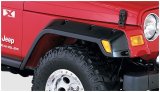 Bushwacker 97-06 Jeep TJ Pocket Style Flares 4pc - Black thumbnail 8