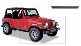 Bushwacker 97-06 Jeep Wrangler Trail Armor Side Rocker Panels - Black thumbnail 2