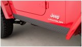 Bushwacker 97-06 Jeep Wrangler Trail Armor Side Rocker Panels - Black thumbnail 6