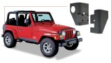 Bushwacker 97-06 Jeep Wrangler Trail Armor Rear Corners - Black thumbnail 1