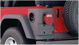 Bushwacker 97-06 Jeep Wrangler Trail Armor Rear Corners - Black thumbnail 1