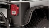 Bushwacker 07-18 Jeep Wrangler Trail Armor Rear Corners - Black thumbnail 6