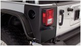 Bushwacker 07-18 Jeep Wrangler Trail Armor Rear Corners - Black thumbnail 8