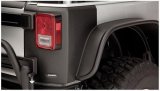 Bushwacker 07-18 Jeep Wrangler Trail Armor Rear Corners - Black thumbnail 4