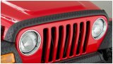 Bushwacker 98-06 Jeep TJ Trail Armor Hood Stone Guard - Black thumbnail 4