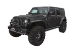 Bushwacker 2018+ Jeep Wrangler (JL) Unlimited Flat Style Flares 4pc - Black thumbnail 1