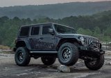 Bushwacker 2018+ Jeep Wrangler (JL) Unlimited Flat Style Flares 4pc - Black thumbnail 2
