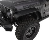 Bushwacker 2018+ Jeep Wrangler (JL) Unlimited Flat Style Flares 4pc - Black thumbnail 3