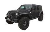 Bushwacker 2018+ Jeep Wrangler (JL) Unlimited Flat Style Flares 4pc - Black thumbnail 7