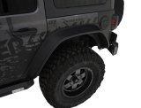 Bushwacker 2018+ Jeep Wrangler (JL) Unlimited Flat Style Flares 4pc - Black thumbnail 8